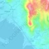 Mappa topografica San Carlos, altitudine, rilievo