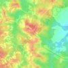 Mappa topografica Efok, altitudine, rilievo