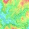 Mappa topografica Cornes, altitudine, rilievo