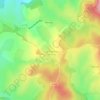 Mappa topografica Cusy, altitudine, rilievo