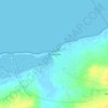 Mappa topografica Manaure, altitudine, rilievo