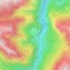 Mappa topografica Goust, altitudine, rilievo
