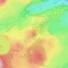 Mappa topografica Puy de Pertuyzat, altitudine, rilievo