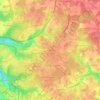 Mappa topografica La Sauzaie, altitudine, rilievo
