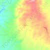 Mappa topografica Ceboleda, altitudine, rilievo