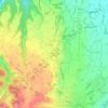 Mappa topografica Madonna del Pasco, altitudine, rilievo