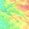 Mappa topografica Kerandouarin, altitudine, rilievo