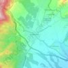 Mappa topografica Guadarrama, altitudine, rilievo