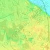 Mappa topografica CHU Orléans, altitudine, rilievo
