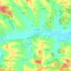 Mappa topografica Gundihausen, altitudine, rilievo