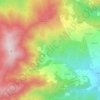 Mappa topografica Tramoscano, altitudine, rilievo