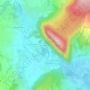 Mappa topografica La Petite Balme, altitudine, rilievo