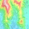 Mappa topografica Marcellise, altitudine, rilievo