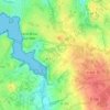 Mappa topografica La Ville au Sène, altitudine, rilievo