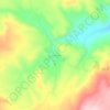Mappa topografica Eski Hamal, altitudine, rilievo