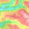 Mappa topografica Palmital dos Fundos, altitudine, rilievo