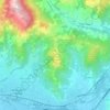 Mappa topografica Montecatini Alto, altitudine, rilievo
