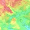 Mappa topografica Lich, altitudine, rilievo