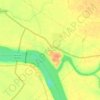 Mappa topografica Prakasha, altitudine, rilievo