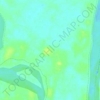 Mappa topografica Playon El Paraiso, altitudine, rilievo