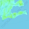 Mappa topografica Fenwood, altitudine, rilievo