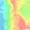 Mappa topografica Anonang, altitudine, rilievo