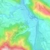 Mappa topografica Raygnac, altitudine, rilievo