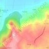 Mappa topografica Aboca, altitudine, rilievo