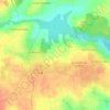 Mappa topografica Les Renardières, altitudine, rilievo