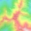 Mappa topografica Schöttelkarspitze, altitudine, rilievo