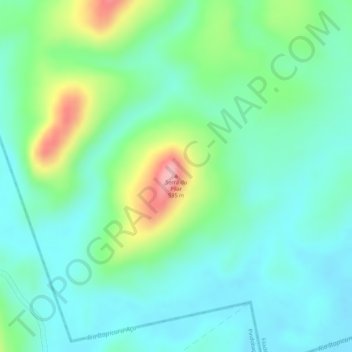 Mappa topografica Serra do Pilar, altitudine, rilievo