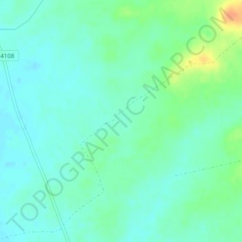 Mappa topografica Colmenar de los Almendrillos, altitudine, rilievo