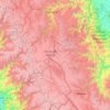 Mappa topografica Provincia de Pasco, altitudine, rilievo