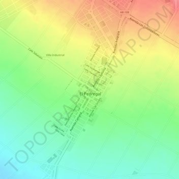 Mappa topografica 3EA, altitudine, rilievo