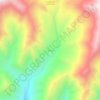 Mappa topografica Uley, altitudine, rilievo