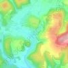 Mappa topografica Gächingen, altitudine, rilievo
