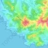 Mappa topografica Monte Soglio, altitudine, rilievo