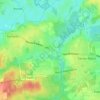 Mappa topografica Tintigny Le Haut du Sud, altitudine, rilievo