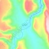 Mappa topografica San Rafael de Agostadero, altitudine, rilievo