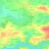 Mappa topografica La Boutrie, altitudine, rilievo