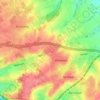 Mappa topografica Overheek, altitudine, rilievo