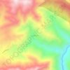 Mappa topografica Çambulak, altitudine, rilievo