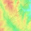 Mappa topografica Centerville, altitudine, rilievo