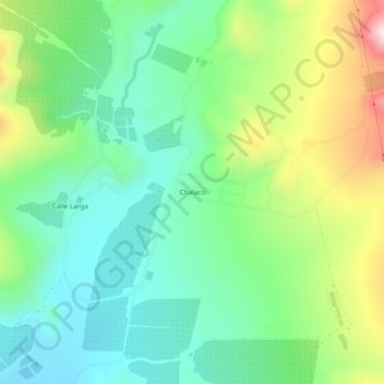 Mappa topografica Chalaco, altitudine, rilievo