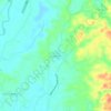 Mappa topografica Suawon, altitudine, rilievo