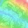Mappa topografica Saas im Prättigau, altitudine, rilievo