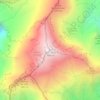 Mappa topografica Mont Buet, altitudine, rilievo