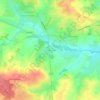 Mappa topografica La Chemanchère, altitudine, rilievo