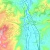 Mappa topografica Incisa in Val d'Arno, altitudine, rilievo