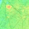 Mappa topografica Civil Lines, altitudine, rilievo